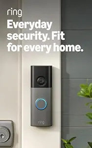 Ring Battery Doorbell 2K (newest model) Retinal 2K with wide-angle vid