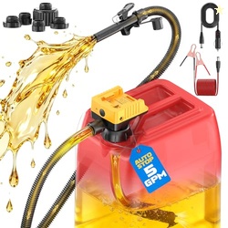 DIYtoolifz 5 GPM Cordless Fuel Transfer Pump with Auto Shut-Off & Beep