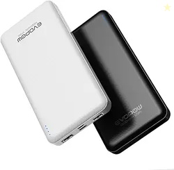 2 Pack Portable Charger 10000mAh Power Bank, Travel Battery Pack
