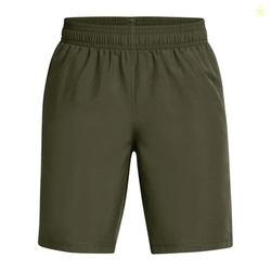 Under Armour Boys' Tech Woven Workmark Shorts, 390 Green, YXS