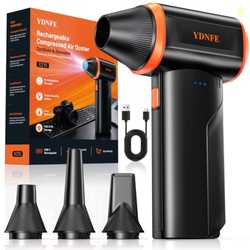 YDNFE Compressed Air Duster 280,000 RPM - Electric, Rechargeable Air B