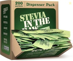 Stevia In The Raw, Stevia Sweetener Packets, 200 Ct | Zero Calorie Ste