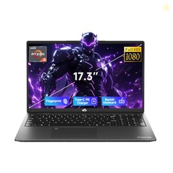NIMO 17.3" FHD AI Creator Laptop, 6-Core AMD Ryzen 5 16GB 5600MHz 256G