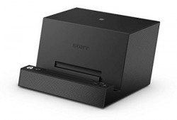 Sony BSC10 wired Bluetooth speaker dock with speakerphone works with Samsung Apple Htc Motorola  Black USA imported