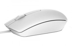 DELL USB Mouse MS116  White with Optical LED Tracking 1000 dpi