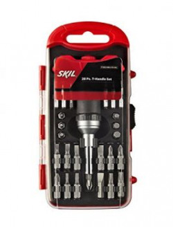 Skil 28 piece Thandle Screw Driver Set Red and Black