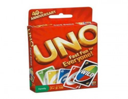 Mattel Uno Fast Fun For Everyone Card Game