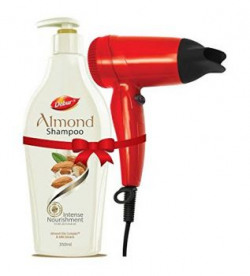 Dabur Almond Shampoo Intense Nourishment 350ml with Hair Dryer