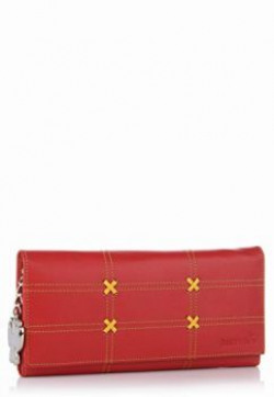 Butterflies Smooth Wallet Red BNS 2226