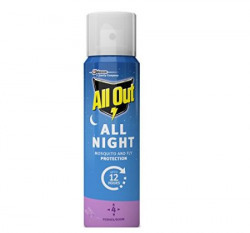 All Out All Night Mosquito and Fly Spray 30ml Blue