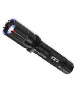 Zoook Moto69 Rechargeable Self Defence Powerful Women Safety Carbike 3in1 Baton stun Gun  Led Flashlight  Red Laserheavy Duty