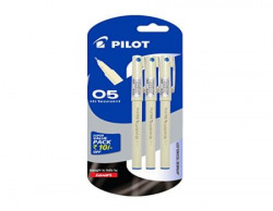 Pilot HiTechpoint 05 Super Value Pen  Pack of 3 Blue