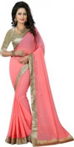 Try Deals Embellished Fashion Georgette Sari