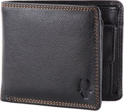 WildHorn Pure Luxuries Genuine Leather Black 8 card Wallet