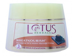 Lotus Herbals Wheatnourish Wheatgerm Oil and Honey Facial Massage Cream 250g