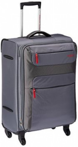 American Tourister Ski Polyester 68Cms GreyRed Soft Sided Suitcase 26R 1 68 002