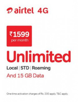 Airtel Unlimited Postpaid Plan  1599  Bangalore customers only