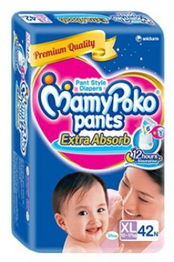 Mamy Poko Pant Style Diaper Extra Large (42 Count)