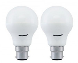 Instapower Base B22 9-Watt LED Bulb (Cool Day Light and Pack of 2)