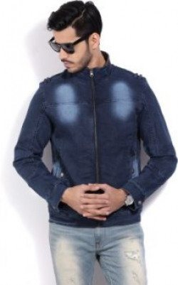 Fort Collins Full Sleeve Solid Men's Denim Jacket