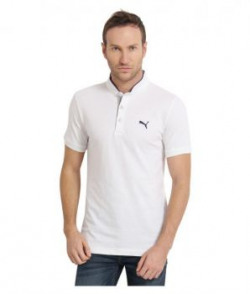 Puma White Slim Fit Polo T Shirt
