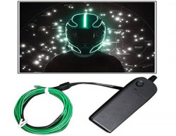 Vheelocityin 200cm Tron style Helmet Light Waterproof LED - Green