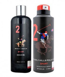 Beverly Hills Polo Club Gift Set 2 for Men (Deodorant and Body Wash)