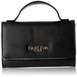 Carlton London Women's Wallet (Black) (CLLW-0012)