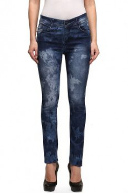 Ganga's Slim Fit Printed Denim Jeans for Women from RS 249