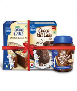 Pillsbury Choco Idli Cake,cooker Cake Mix & Milk Chocolate Spread (combo)