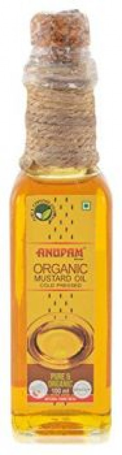 Anupam Organic Mustard Oil cold pressed, 100 ml