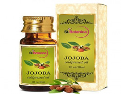 St.Botanica Jojoba Pure Coldpressed Oil, 30ml - Useful for Hair, Skin