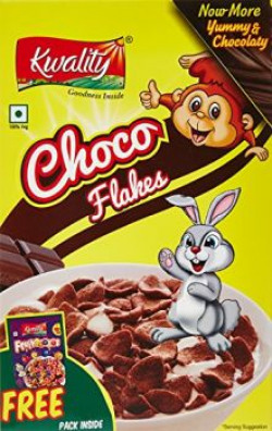 Kwality Choco Flakes with RS. 10 freebie inside