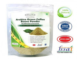 Sinew Nutrition Arabica Green Coffee Beans Powder 350gm, Decaffeinated & Unroasted Arabica Coffee for Weight Management