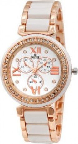 Swisstyle SS-LR703-wht Jewel Analog Watch - For Women