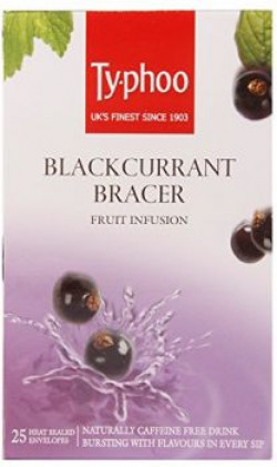 Typhoo Black Currant Bracer Fruit Infusion 25 Envelopes