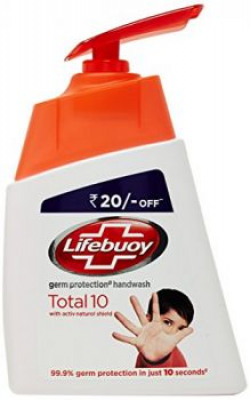 Lifebuoy Total 10 Hand Wash - 215 ml