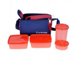 Topware Lunch Box With 4 Pcs. Food Grade Containers And Insulated Bag