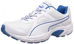Puma Men's White and Electric Blue, Lemonade Running Shoes - 10 UK/India (44.5 EU)