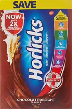 Horlicks Health & Nutrition drink - 1 kg Refill pack (Chocolate flavor)