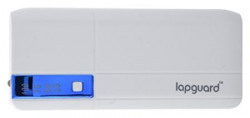 Lapguard LG515 Power Bank 10400 mAh Make In India portable Charger powerbank - White-Blue