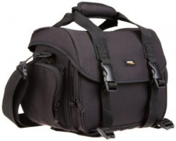 AmazonBasics Large DSLR Gadget Bag (Gray interior)
