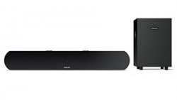 Philips HTL1032 2.1 Channel Soundbar Speakers with Subwoofer (Black)
