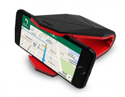 Tizum  Covert  Universal Car Mount Cradle, Mobile Holder for GPS, Smartphones upto 6-inch (Red)