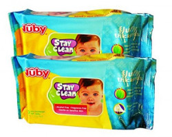 Nuby Comfort Baby Wipes (80 Sheets) - Pack of 2
