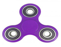 Gifts Online Fidget Spinner, Tri-Spinner, Hand Spinner Focus Toy For Autism/ADHD/Anti Stress Anxiety Toys Long Running Time (Purple)