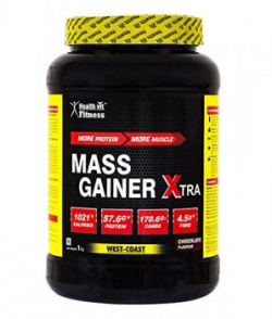 Healthvit Fitness Mass Gainer Xtra Chocolate Flavour 1kg / 2.2 lbs