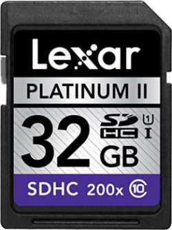 Lexar Platinum II 200X 32GB SDHC UHS-I Class 10 Flash Memory Card