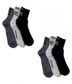 Jockey Multicolour Ankle Length Cotton Socks - Pack Of 6 Pair