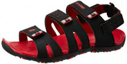Lotto Men's Black and Red Sandals and Floaters - 6 UK/India (40 EU)
